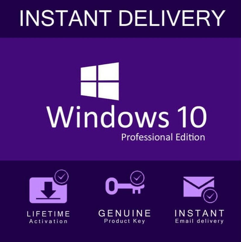 Microsoft Windows 10 Pro Genuine Product Key